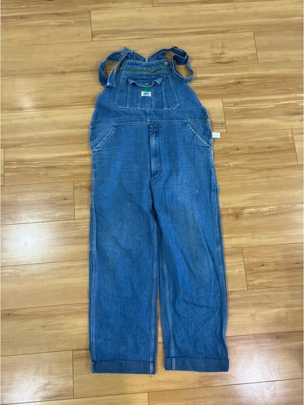 Vintage Liberty Denim Overalls Carpenter Bib Workwear - Size 36x32